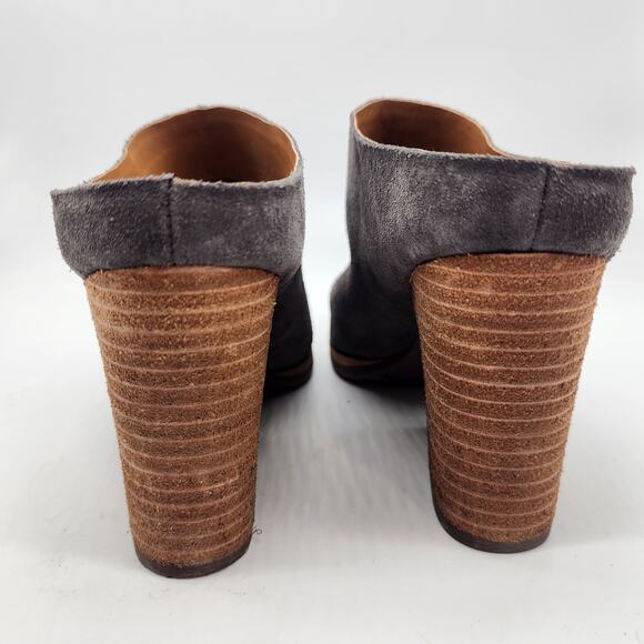 Kork-Ease Challis Mules Women's 8.5M Gray Slip On Clog Heels - Picture 7 of 8